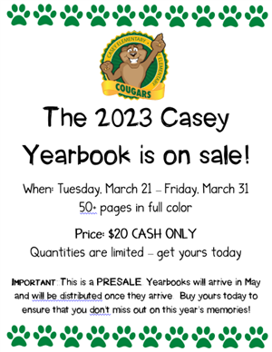 Yearbook Pre-Sale